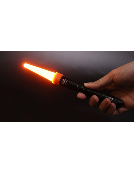 Oranger Signalkegel 20 mm Nitecore &ndash; 360&deg;-Markierung