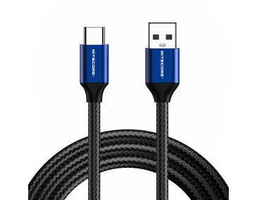 Nitecore USB-C-Kabel, zuverl&auml;ssiges Laden und &Uuml;bertragen