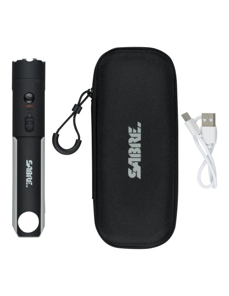 Sabre Red 2en1 : shocker et spray poivre en un seul geste