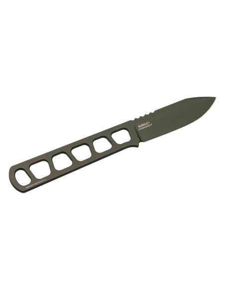 Boker BFF Packlite All Green, lightweight outdoor neck knife