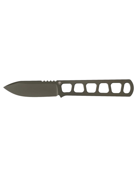 Boker BFF Packlite All Green, lightweight outdoor neck knife
