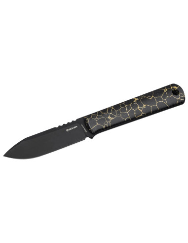 Boker BFF Packlite TruStone Black, lightweight fixed neck knife