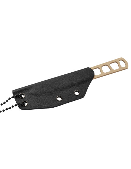 Boker BFF Packlite Desert Sand, leichtes feststehendes Halsmesser