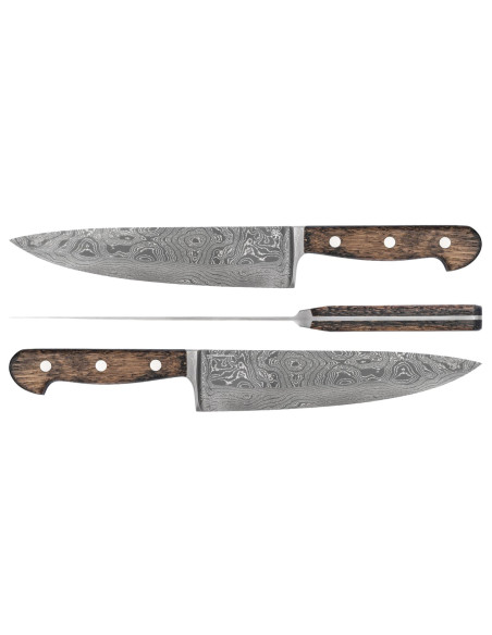 Boker Damast Burg Castle &ndash; Kochmesser limitierte Auflage