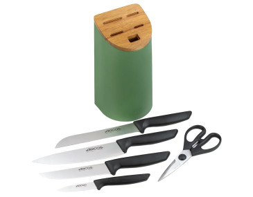 Arcos Niza 5-Knife Block, Stainless Steel and Storage 2