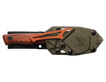 Benchmade SlipRidge Fixed Wood &ndash; combo blade, wood handle 2