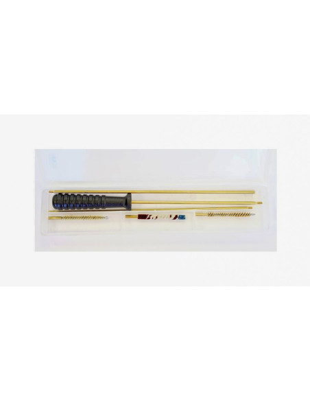 Megaline Reinigungsset f&uuml;r B&uuml;chsen Kaliber .22, transparent, Messing
