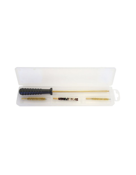 Kit de nettoyage arme de poing Megaline calibre 22 baguette laiton transparent