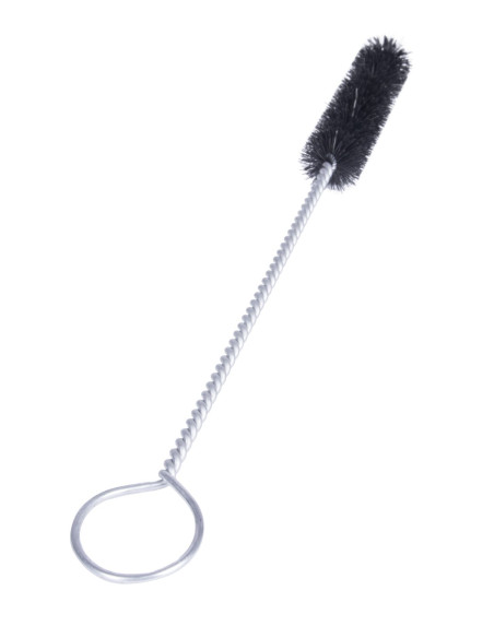&Eacute;couvillon &agrave; poils Megaline manche anneau calibre 11 mm longueur 200 mm