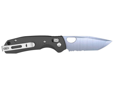 Couteau pliant Honey Badger Medium Crossbolt Tanto noir 2
