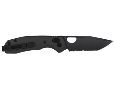 Couteau pliant Honey Badger Medium Crossbolt Tanto lame noire 2