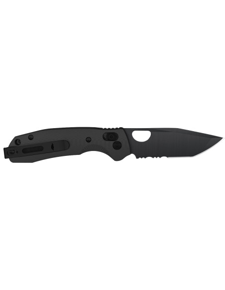Couteau pliant Honey Badger Medium Crossbolt Tanto lame noire
