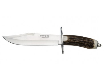 Feststehendes Messer Joker Bowie Klinge 200 mm Hirschhorngriff