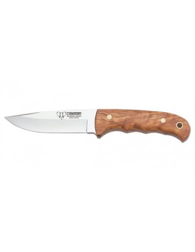 Feststehendes Messer Cudeman Hunting Holzgriff Olive