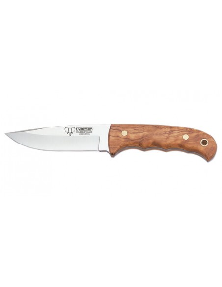 Feststehendes Messer Cudeman Hunting Holzgriff Olive