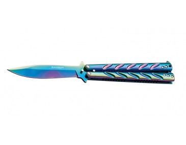 Schmetterlingmesser Boker magnum Balisong Rainbow - 33 - Khurts.com