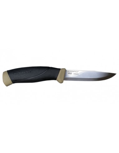 Feststehendes Messer Morakniv Companion sandfarben/schwarzer Griff