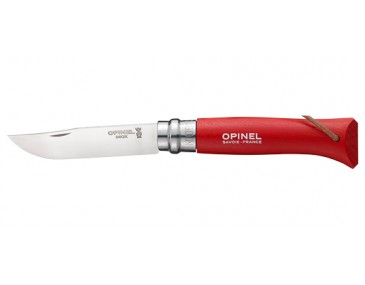 Klappmesser Opinel Baroudeur N&deg;08 Inox Rot