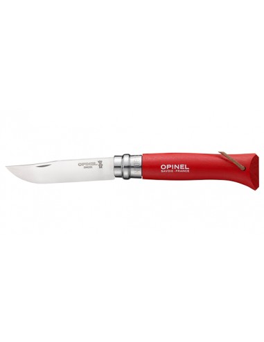 Klappmesser Opinel Baroudeur N&deg;08 Inox Rot