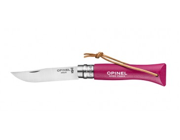 Klappmesser Opinel Baroudeur N&deg;06 Inox Himbeer