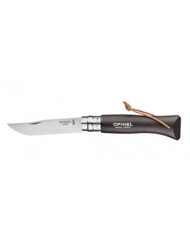 Klappmesser Opinel Baroudeur N&deg;08 Inox Schwarzbraun