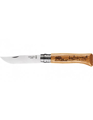 Cleaver Opinel N&deg;8 Animalia Sanglier