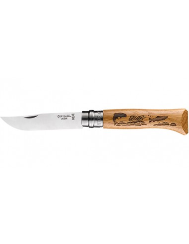 Klappmesser Opinel N&deg;8 Animalia Fisch