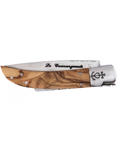 cuchillo plegable Camarguais Camarguais N&deg;10 Trident soud&eacute;