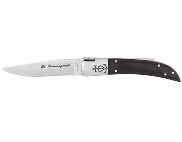 Klappmesser Camarguais Camarguais N&deg;10 geschmiedeter ziselierter Dreizack
