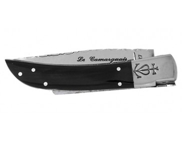 Klappmesser Camarguais Camarguais N&deg;12 geschmiedeter ziselierter Dreizack 2