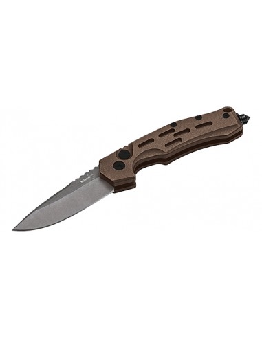 Cleaver Boker Plus Thunder Storm Auto Coyote