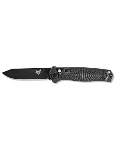 cuchillo plegable Benchmade Mediator lame Noire Lisse