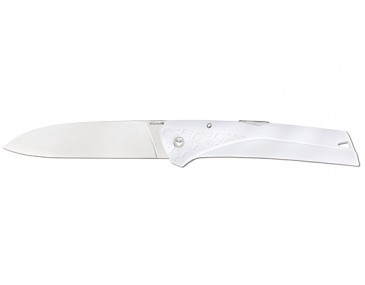 Klappmesser Florinox Kiana wei&szlig; glatte Klinge