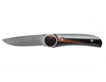 Klappmesser Florinox Akma Klinge 72 mm Griff aus Ebenholz