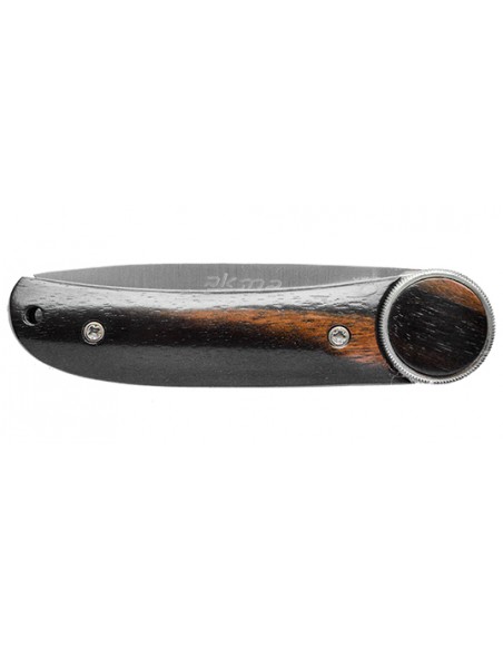 Klappmesser Florinox Akma Klinge 72 mm Griff aus Ebenholz