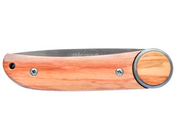 Klappmesser Florinox Akma Klinge 72 mm Griff aus Olivenholz 2