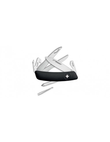 Cuchillo suizo Swiza D08 Scissors, noir