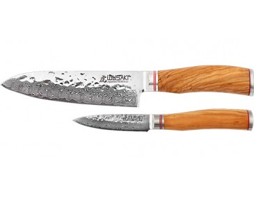 Wusaki Damast Messer - Damast-Serie Set