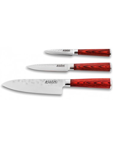 Wusaki Pakka Messer - Set mit 3 Messern
