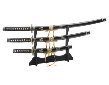 Set aus drei japanischen Schwertern Boker magnum Hattori Hanzo Set 4-teilig