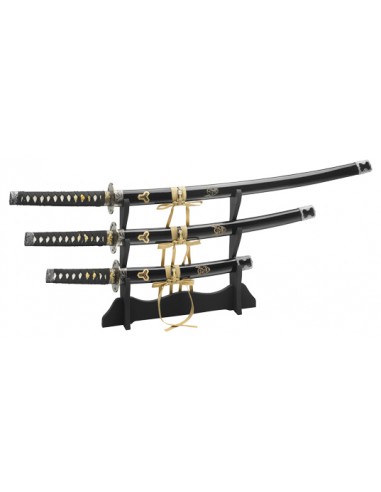 Set aus drei japanischen Schwertern Boker magnum Hattori Hanzo Set 4-teilig