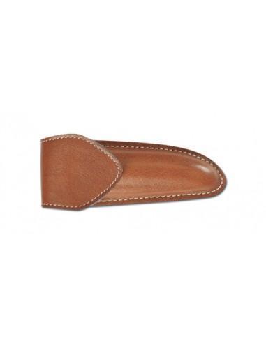 &Eacute;tui Pielcu cuir moul&eacute; doubl&eacute; marron 24