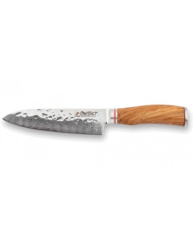 Japanisches Santoku-Messer Wusaki Damas - Santoku-Messer mit Kullen