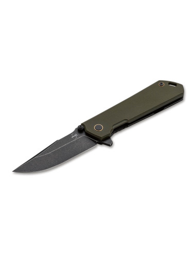Taschenmesser Kihon Assisted OD Green Boker Plus