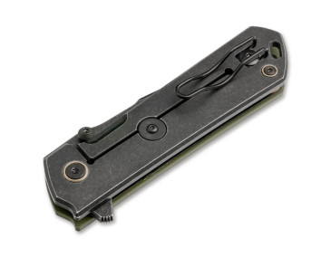 Taschenmesser Kihon Assisted OD Green Boker Plus 2