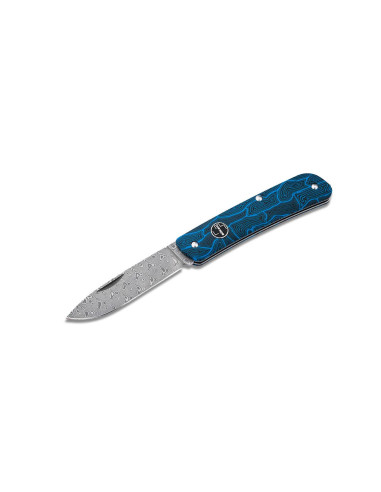 Couteau de poche Boker Plus Tech Tool Blue Damast